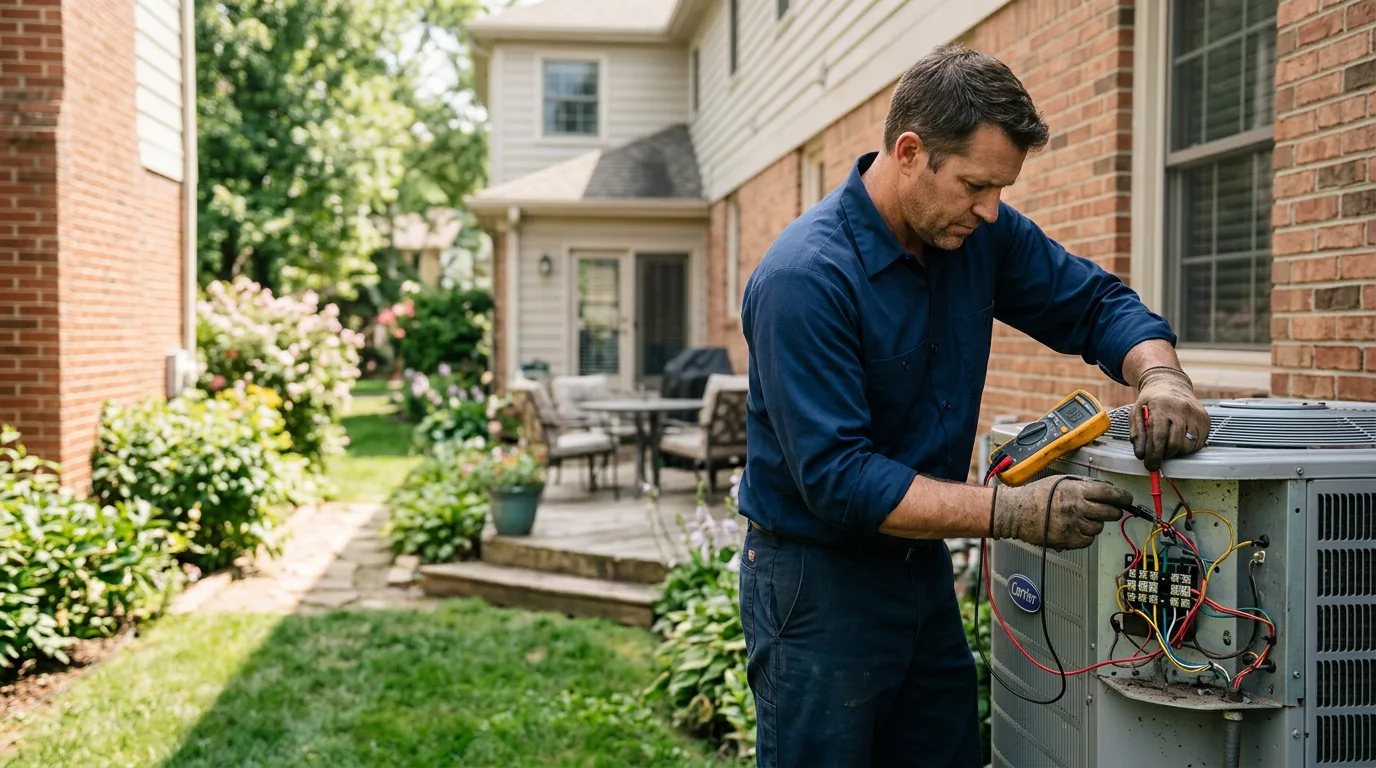 HVAC technician working near Coral Gables, FL